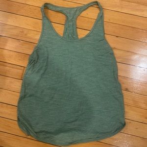 Lululemon Active Green Workout Tank Top